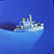 Craig Cully, Monopoly Ship (blue ground) 43