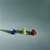 Craig Cully, Red, Yellow, Blue Kiss Grey Ground