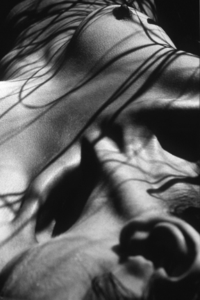 Nude in the Grass 1 14H x 11W silver gelatin black and white photo 